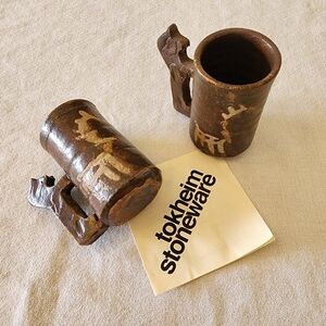 Tokheim handmade stoneware Espresso Mugs